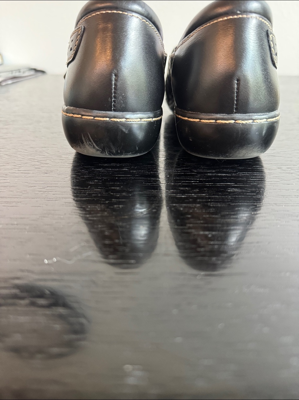 Clarks Comfortable Black Women's Mary Jane Shoes - Picture 3 of 6